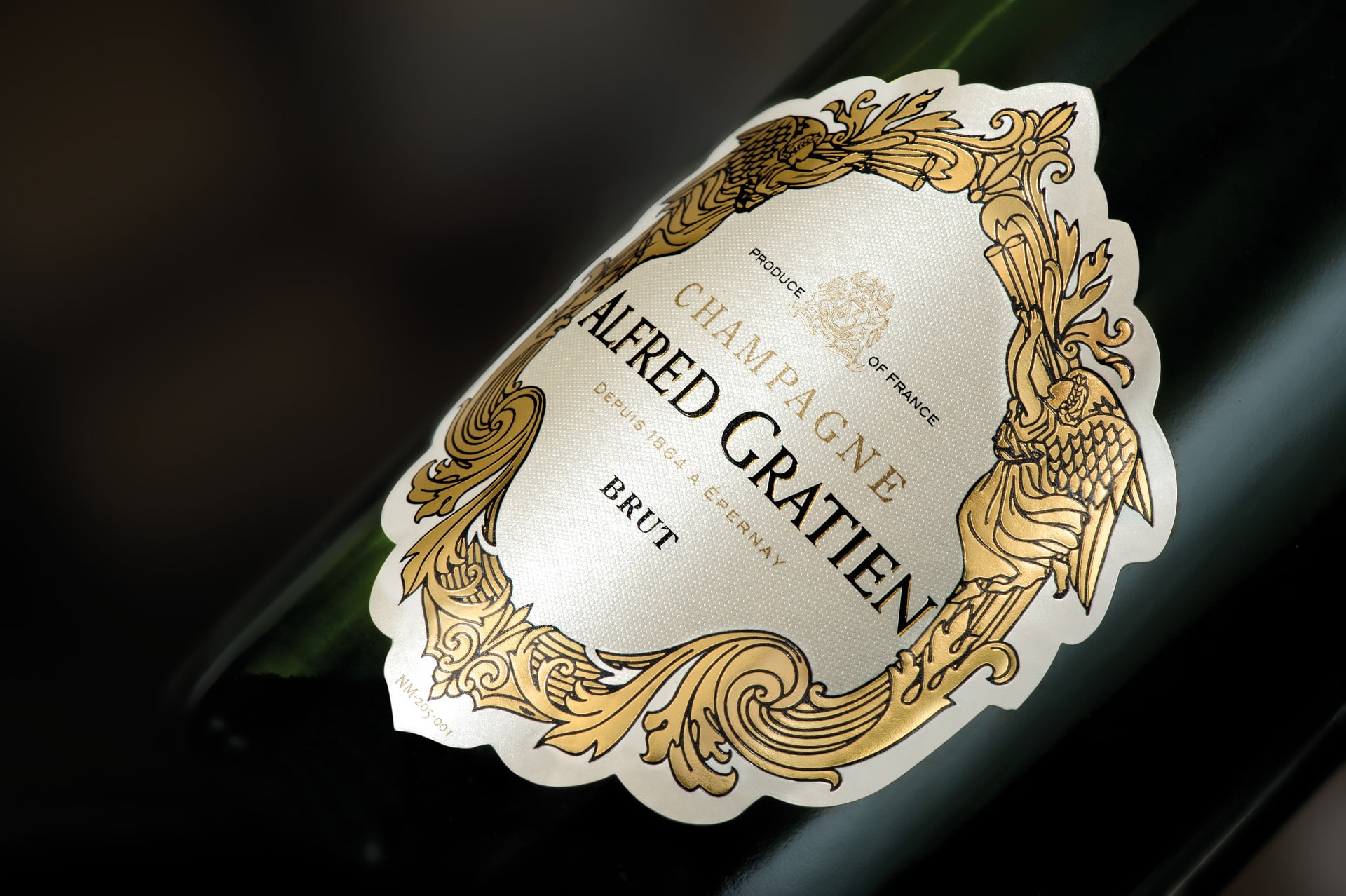 Bottiglia di Champagne Alfred Gratien