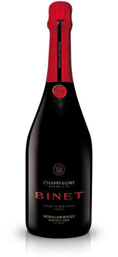Binet Champagne medaillon-rouge