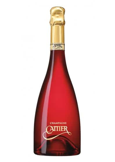 Cattier Шампанско Brut роза червена целувка