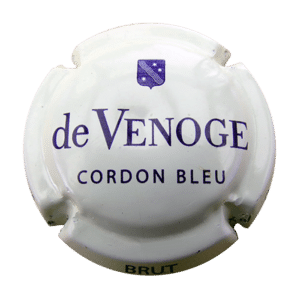 De Venoge Champagner, Champagnerdeckel, Capsules, Muselets oder Plaque, Cordon Bleu, Champagnerkapsel