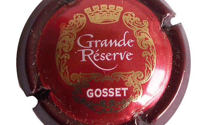 Grande Reserve Gosset Champagne Champagnerdeckel, Capsules, Muselets oder Plaque, Champagnerkapsel