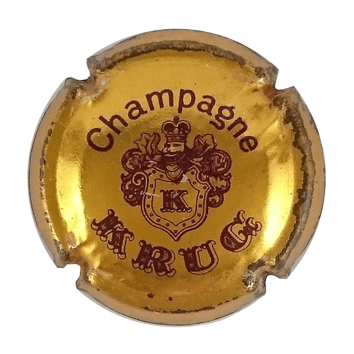 Krug Champagne Champagne Caps, Capsules, Muselets eller Plaque, Champagne Capsule