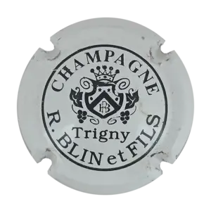 R. Blin Trigny Champagne Champagne cap, Capsules, Muselets, Plaque, Champagne capsule