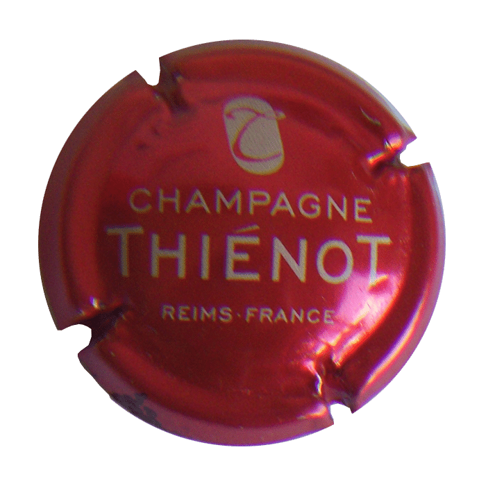 Thienot Champagne Şampanya kapağı, Kapsüller, Museletler, Plak, Şampanya kapsülü