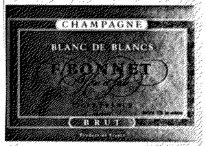 Ferdinand Bonnet Etiketa pro ročník šampaňského
