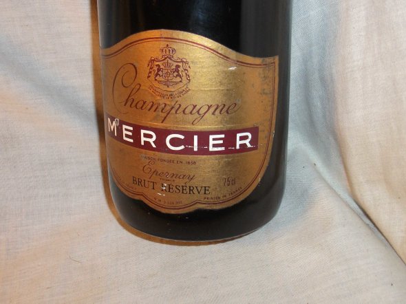 Mercier Champagner Etikett