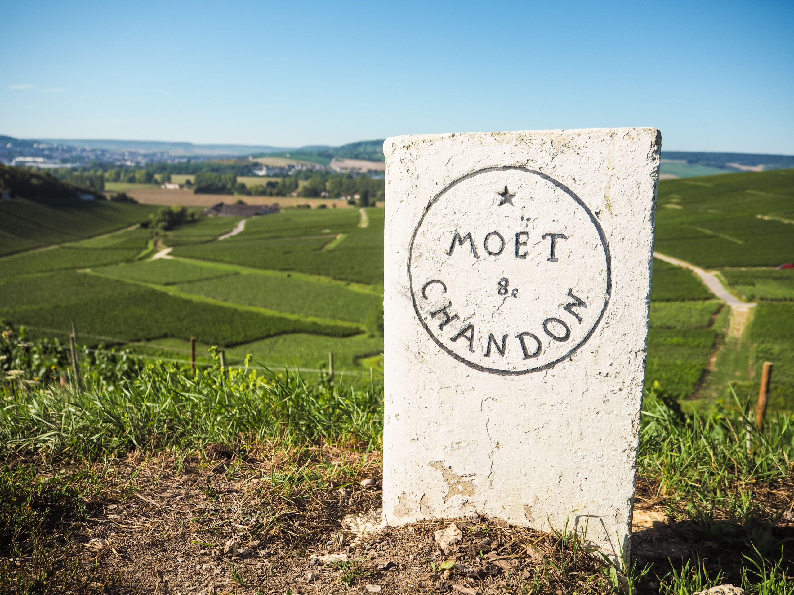 Champagne - Ardenne, France - August 2017 : Champagne house Moët