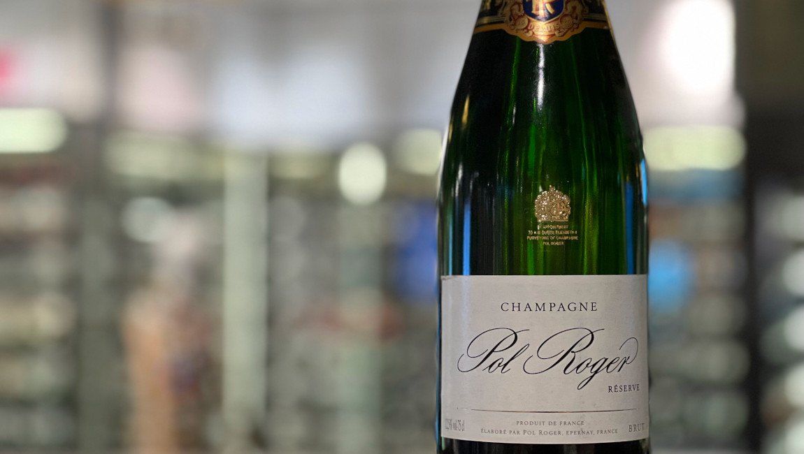 Pol Roger Şampanya şişesi