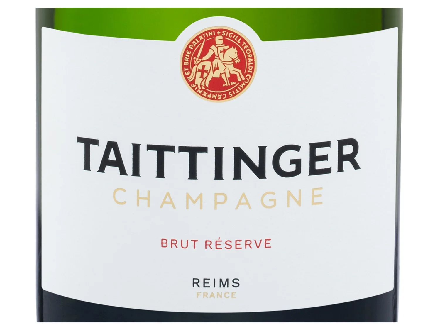 Taittinger Етикет за шампанско