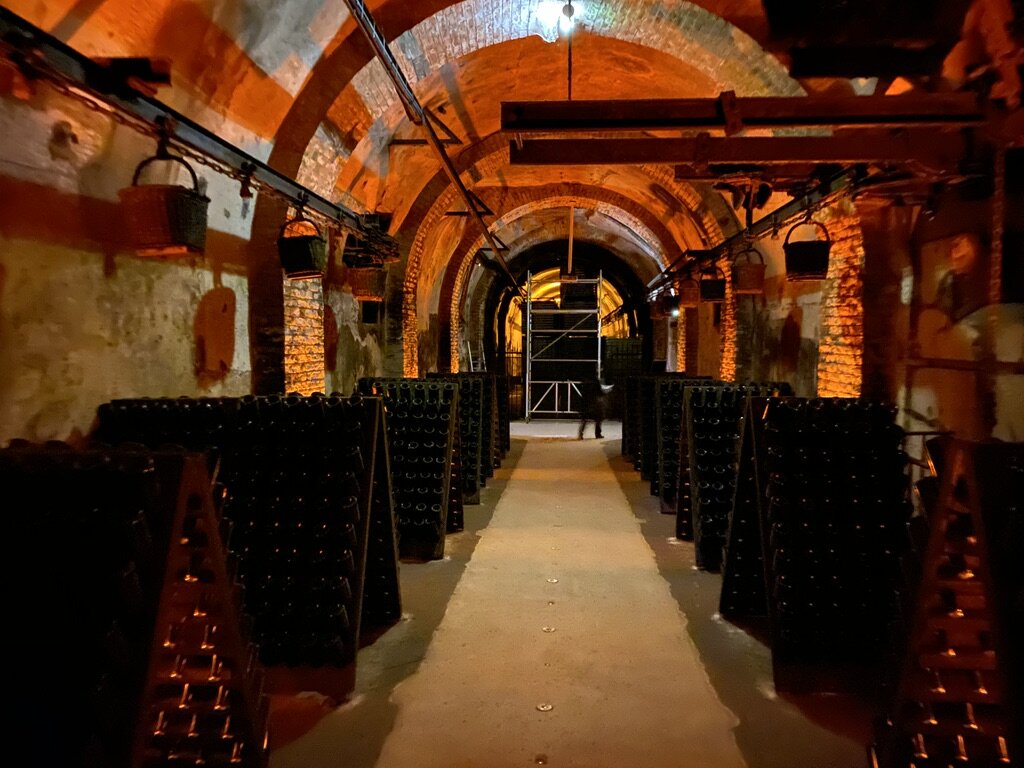 Pommery Champagne cellar